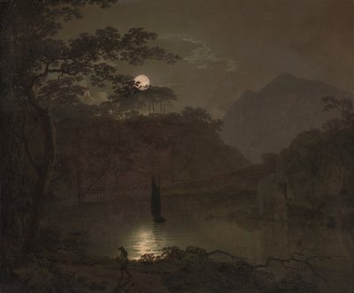 月光の湖 作： Joseph Wright of Derby